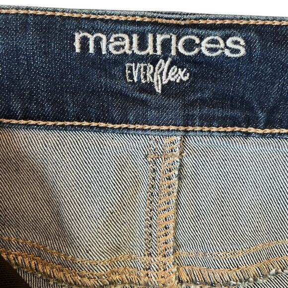 MAURICES Plus Size Everflex Dark Mid Rise Super Skinny Jean Women's Size 16 - Picture 5 of 11